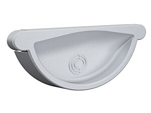 Endebunde 125 mm. Lindab stålmetallic