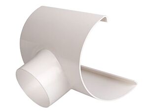 Tudstykke Hvid nr. 10 / Ø75 Plastmo