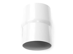 Samlemuffe Hvid 75 mm. Plastmo