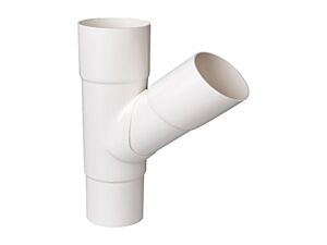 75 gr. Grenrør Hvid 75 mm. Plastmo