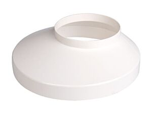 130 mm. Brøndkrave Hvid 75 mm. Plastmo