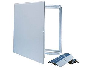 60x60 cm Inspektionslem hvid