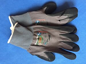 Ninja maxim grip arbejdshandske str.8 (hvid kant)