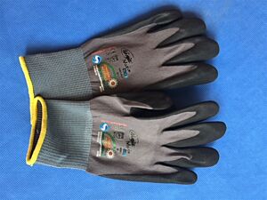 Ninja maxim grip arbejdshandske str.9 (gul kant)