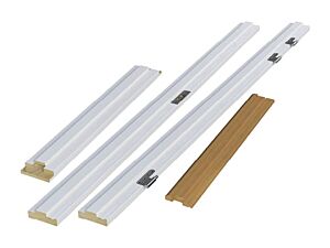 BD30 128 mm karm Hvid M9x21 Swedoor - Venstre