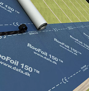 Undertag Dafa roofoil 150 Diffusionsåben 1,1 x 50 mtr 