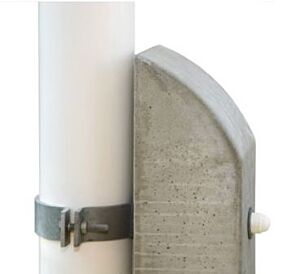 Flagstangsfod / støtte  beton 9-12 mtr. stang