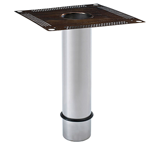 Tagbrønd 75 mm. Rustfri stål inkl. bladfang 