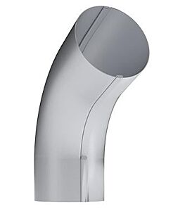 Bøjning 45 gr. 75 mm. Lindab stålmetallic